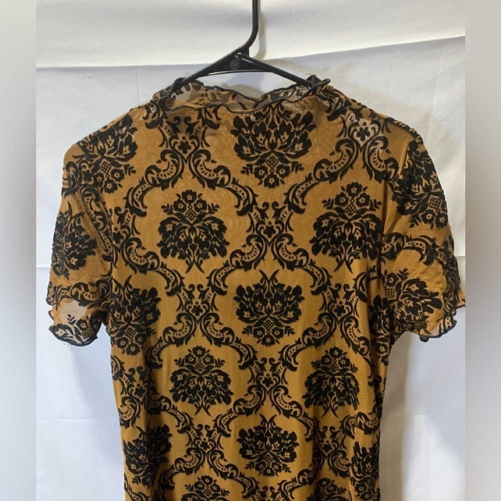 3/$28❤️SHEIN florals lace, Brown and black dress size XL - Picture 5 of 8